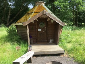 Double Eco Pod DP1 in Manor House Grounds, North Yorkshire Moors, Yorkshire, England